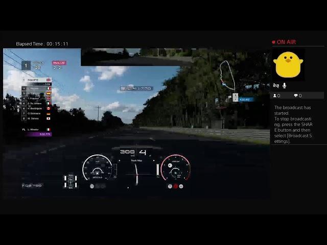 How realistic is GTSport?? A physics experiment on the Mulsanne straight