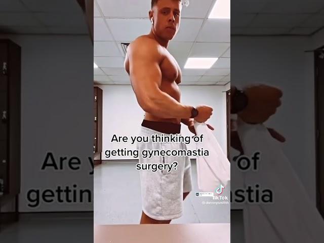 Repost: Patient Documenting Gynecomastia Surgery Recovery and Results @dannysmithh on TikTok