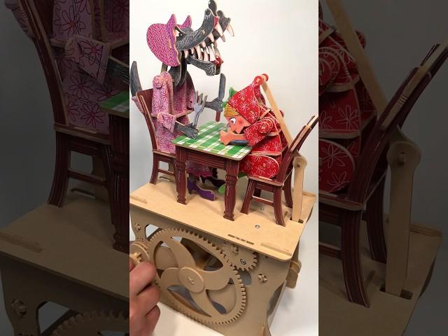 Incredible automata music box in action  #short