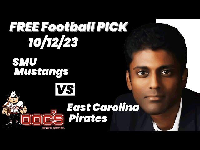Free Football Pick SMU Mustangs vs East Carolina Pirates Prediction, 10/12/2023 College Football