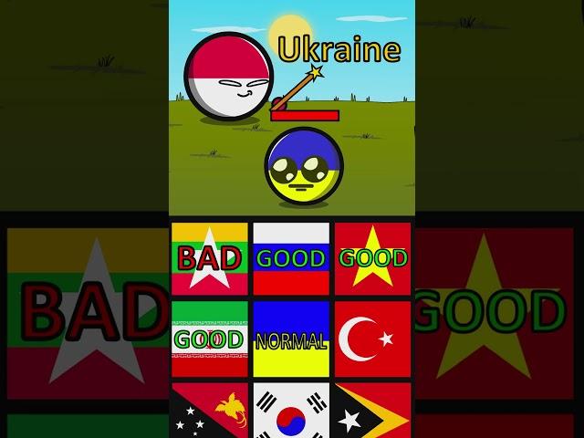 ENEMIES/Allies of "Indonesia" #countryballs #shorts