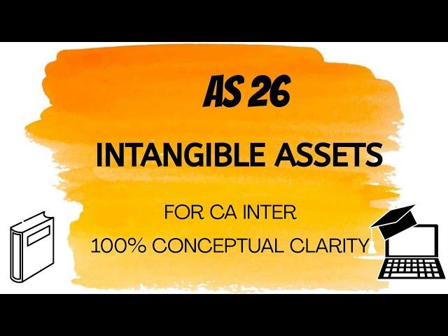 AS 26 - in ENGLISH - Intangible Assets || CA Inter/ IPCC || Advance Accounts