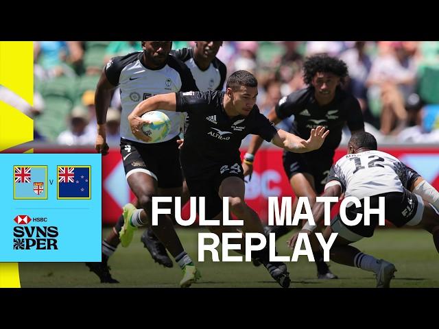 The most DRAMATIC SVNS match ever? | Fiji v New Zealand |  Perth HSBC SVNS 2024 | Full Match Replay