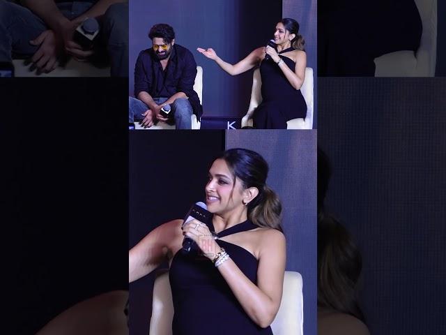 Prabhas Feeds From The Heart, Says Deepika Padukone About On Set Food  #deepikapadukone