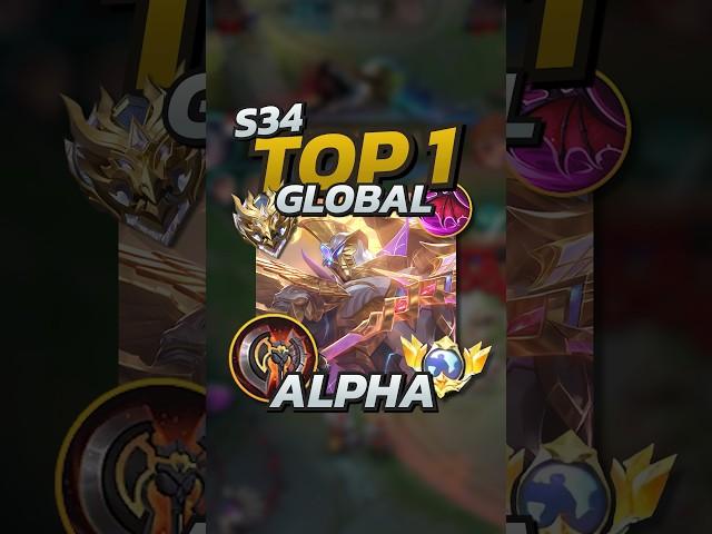 Alpha 65% Winrate S34 Build! Mobile Legends #mobilelegends #mlbb #gaming