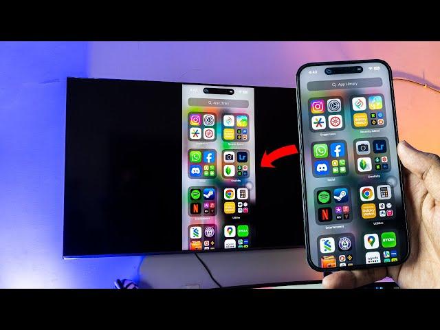 How to Screen Mirroring iPhone & Share iPhone with Smart TV [2024] - Complete Guide