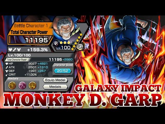 MONKEY D. GARP GALAXY IMPACT GAMEPLAY | ONE PIECE BOUNTY RUSH | OPBR