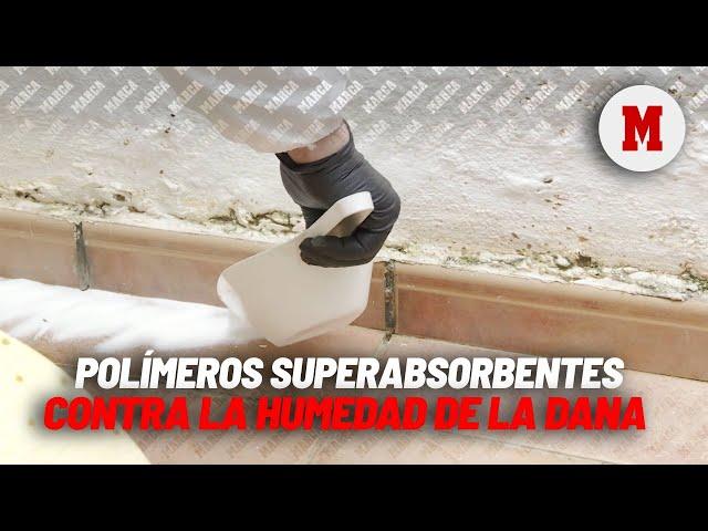 El CSIC prueba polímeros superabsorbentes para eliminar la humedad tras la DANA I MARCA