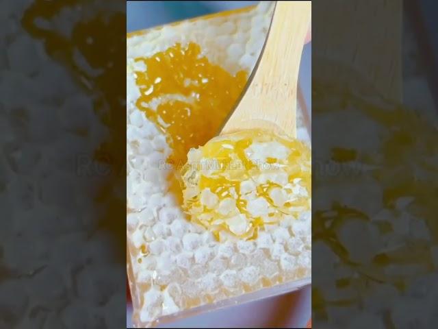 25 Seconds Of Scooping Crystals Clear Honeycomb［Satisfying Sounds］