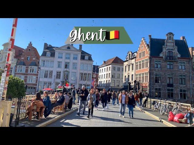 Walking the streets of Ghent, Belgium- Ghent, spring 2022