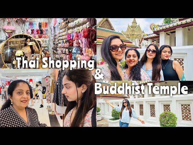Shopping in Bangkok | Visiting Buddhist Temple | Ishaani Krishna.
