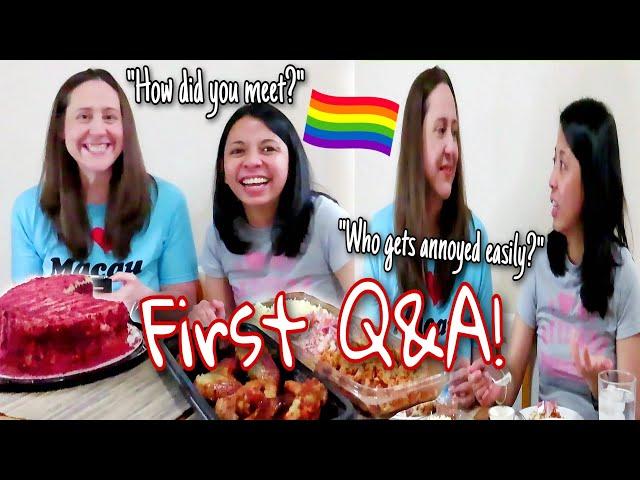 Q and A MUKBANG | HOW WE MET AND MORE |  RicarikzeS