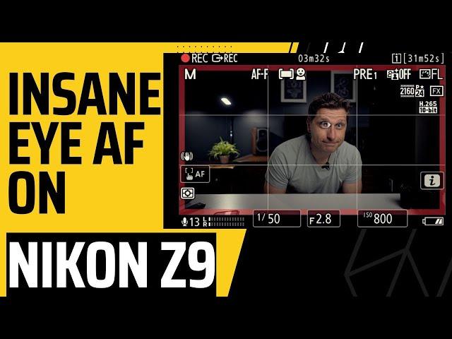 Insane Eye Auto Focus on Nikon Z9 | Beats Sony & Canon