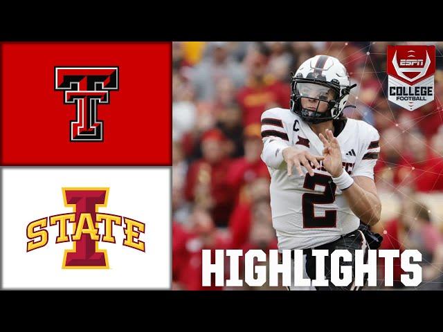 Texas Tech Red Raiders vs. Iowa State Cyclones | Full Game Highlights | ESPN College Football