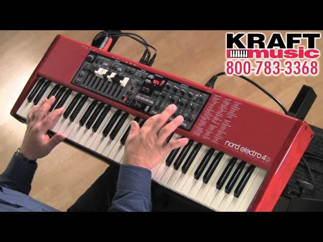 Kraft Music - Nord Electro 4D Keyboard Demo with Chris Martirano