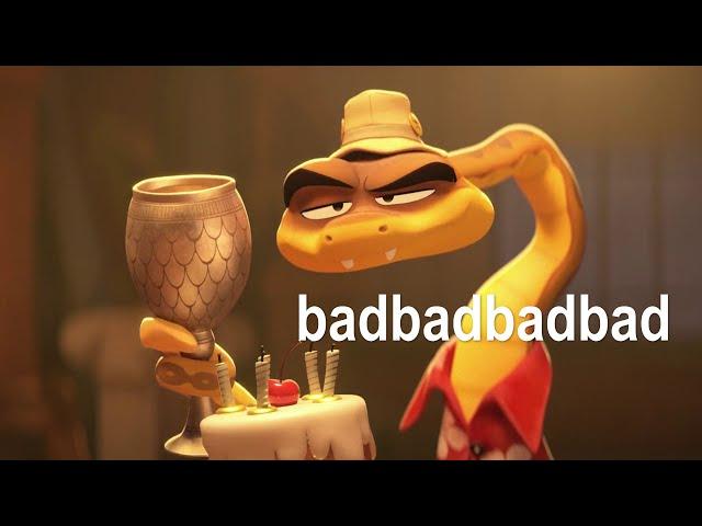 Mr. Snake being iconic for 4 minutes straight - The Bad Guys spoiler