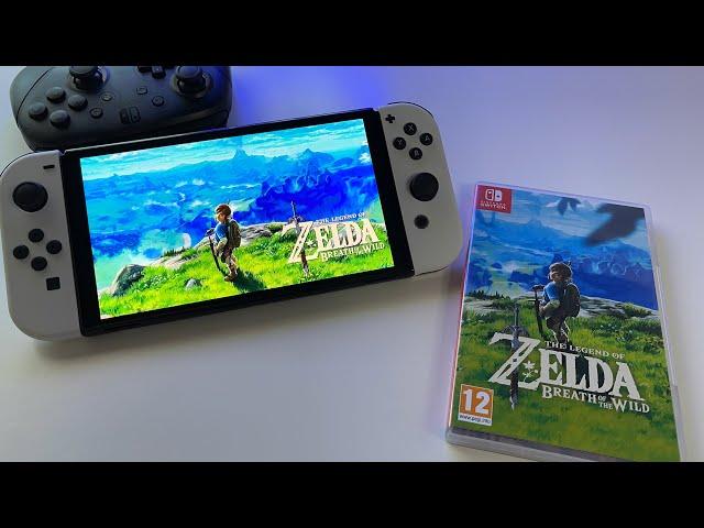 Review The Legend of Zelda: Breath of the Wild | Switch OLED gameplay