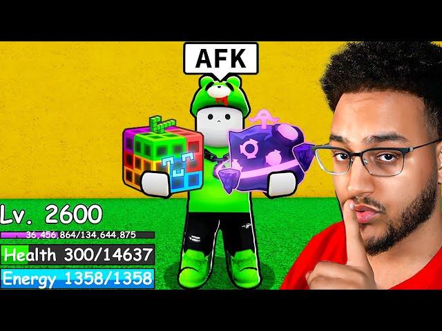 Pretending To Be AFK Holding NEW Legendary Blox Fruits!