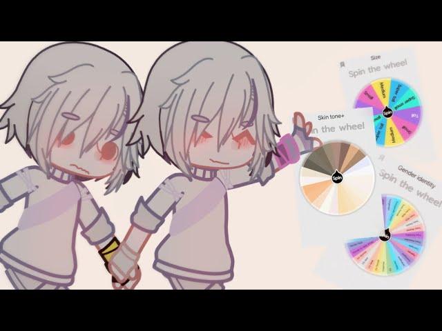 Making an OC with a random wheel [Couple Edition]   // Gacha Club trend //