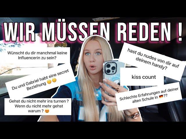 Eure JUICY QUESTIONS zu Gabriel, Kisscount, Schulabbruch & wie viel ich verdiene I MaVie Noelle