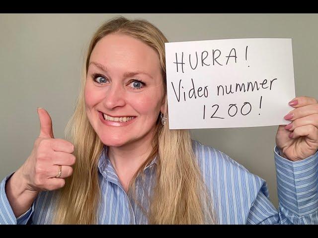 Video nummer 1200 HURRA for ett tusen to hundre videoer!