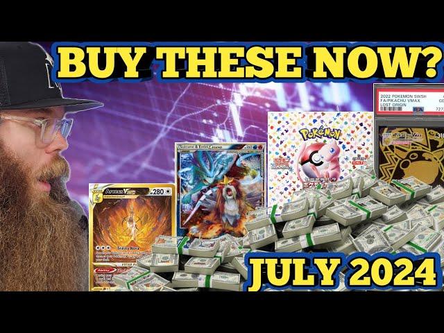 POKEMON INVESTING JULY 2024! Products & Cards IM Investing Into This Month.