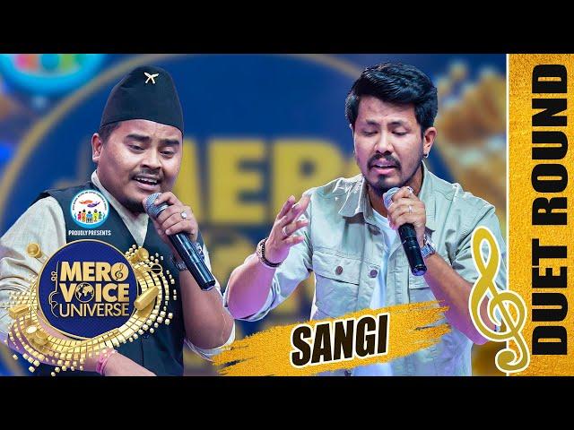 SANGI  ||BIKKI PARIYAR & SAIRAJ KHATI || || DUET ROUND|| ||MERO VOICE UNIVERSE||