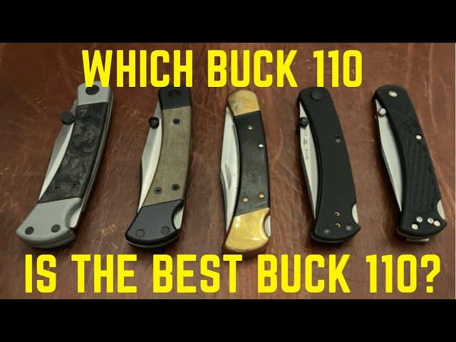 Buck 110 Comparison: Hunter Sport, Slim Pro TRX, Slim Select, Original Folding Hunter, and More!!!