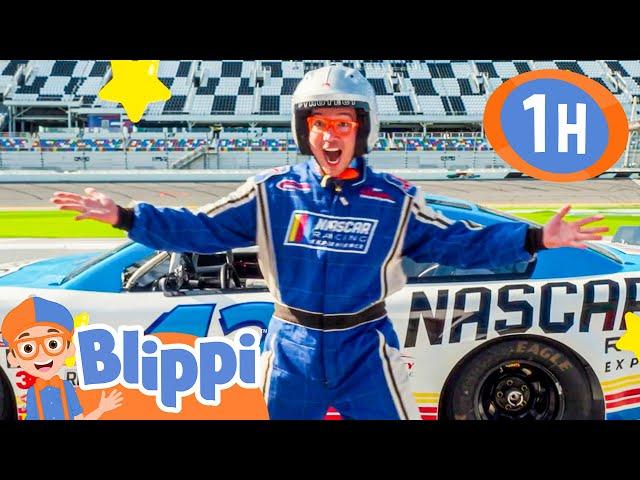 Races to Recycle | Blippi | Kids Songs | Moonbug Kids