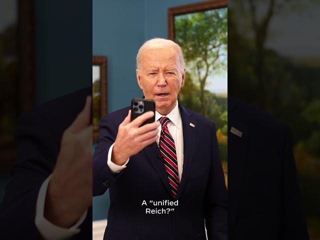 President Biden Reacts to Trump's "Unified Reich" Ad