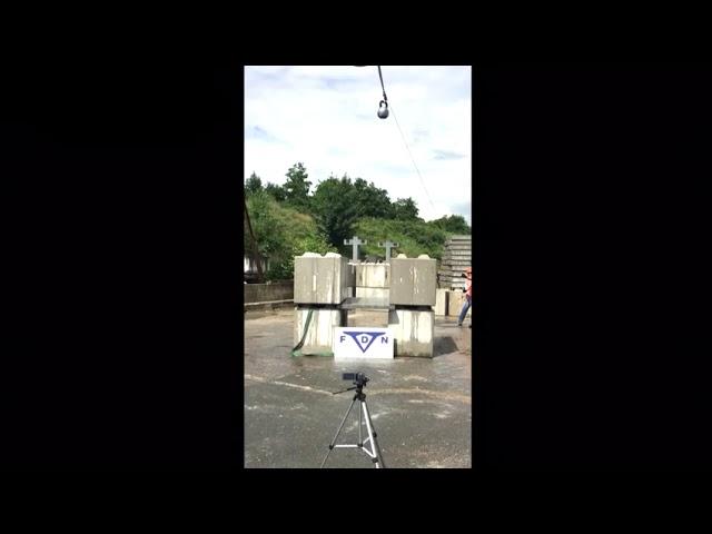 Test of special flood gate UHPC concrete