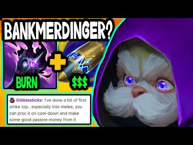 Heimerdinger but he's a toplane money printer that can 1v2....