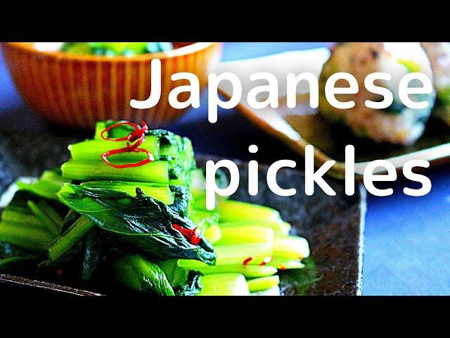 Japanese pickles recipe + onigiri & ochazuke/ Vegan Japanese food/ let's eat healthy!