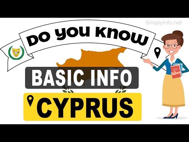 Do You Know Cyprus Basic Information | World Countries Information #45 - General Knowledge & Quizzes