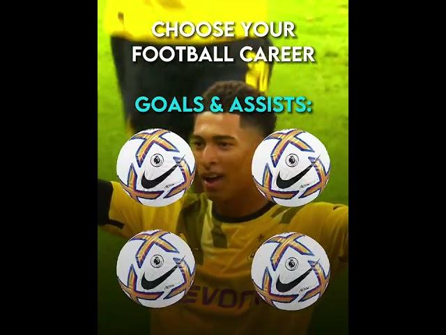 Choose Your Football Career  #football #soccer #shorts #4k #viral #blowthisup #plslikesubscribe
