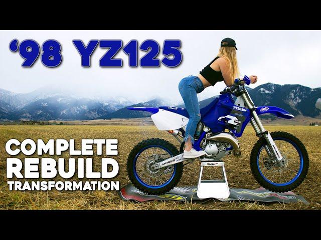 Remarkable Rebuild of a 23 Year Old Yamaha YZ125 | Transformation Timelapse