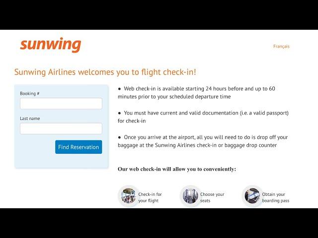 How to check in Sunwing? Sunwing Airlines - Online Check-In