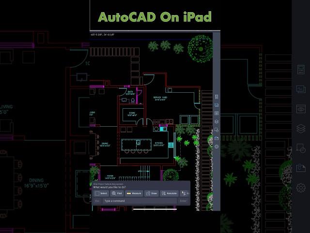 Learn AutoCAD On iPad  #shorts #autocad #cad #ipad #ipadpro #designgorhythm #2d #drawing