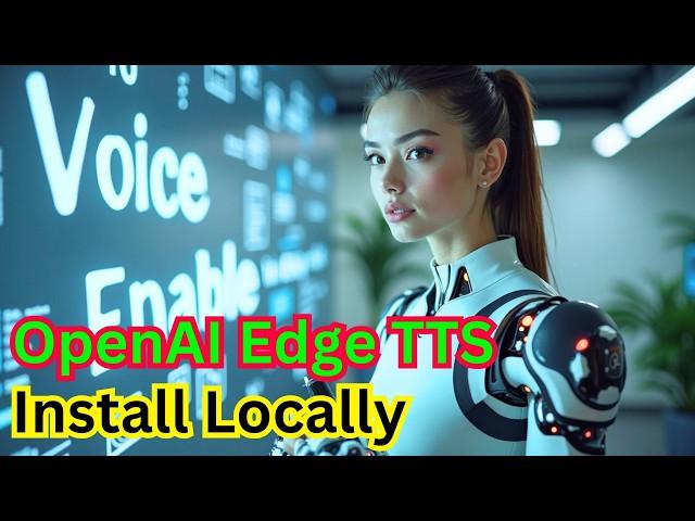 OpenAI Edge TTS Local Install And Serve As Voice For Local LLM - AI Voice TTS