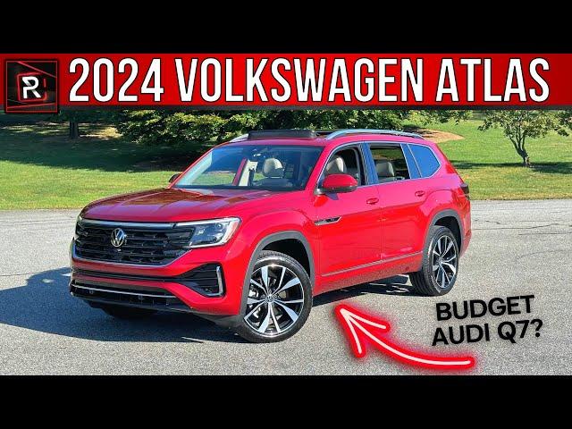 The 2024 Volkswagen Atlas SEL Premium R-Line Is A Budget 3-Row Audi Q7