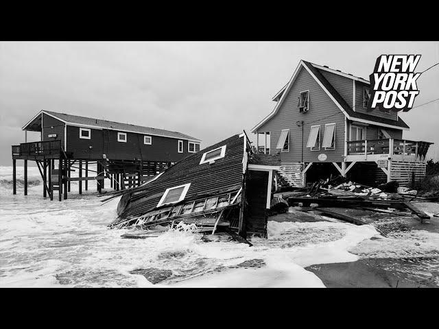 WATCH: Outer Banks beach house taken by the sea