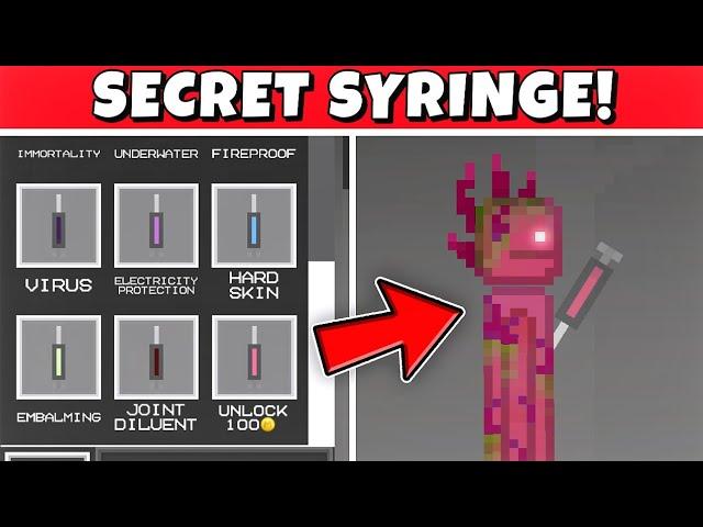  NEW SECRET SYRINGES THAT NO ONE NOTICED! - Melon Sandbox UPDATE 25.666