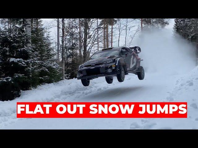 ️ WRC 2025  Winter TESTING | Flat OUT Jump - Thierry Neuville, Ott Tanak, Katsuta, Fourmaux Pajari