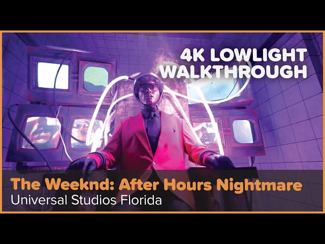 The Weeknd: After Hours Nightmare, Full POV | Halloween Horror Nights Orlando