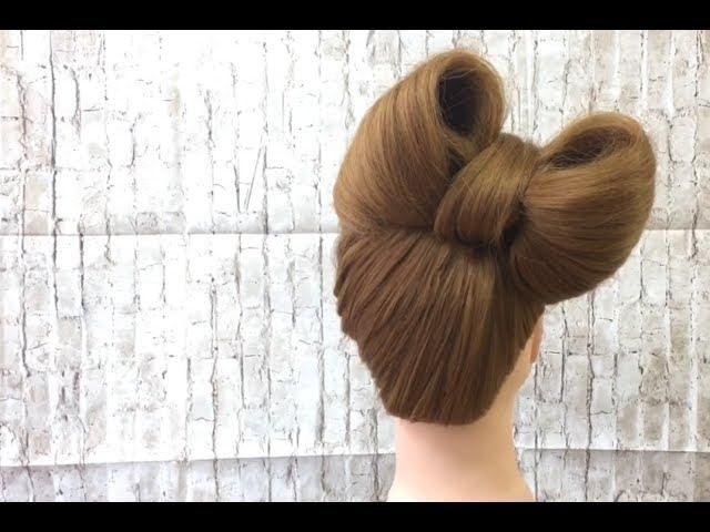 Hairstyle 振り袖に似合うヘアアレンジ  リボンヘア hair tutorial   올림머리   头发安排