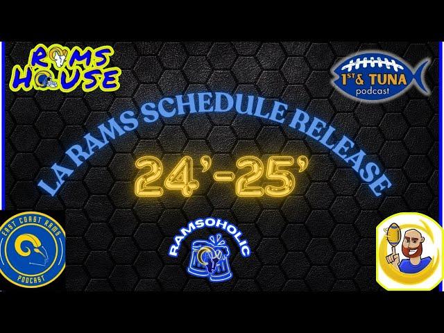 2024 LA Rams Schedule Release LIVE With LA Rams Content Creators