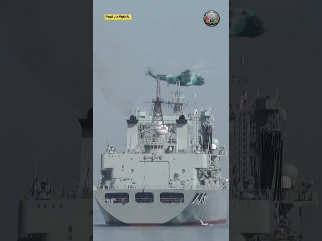 Russian, Chinese navy hold joint exercise in Iran | #shorts #russia #china #navy #iran #ship