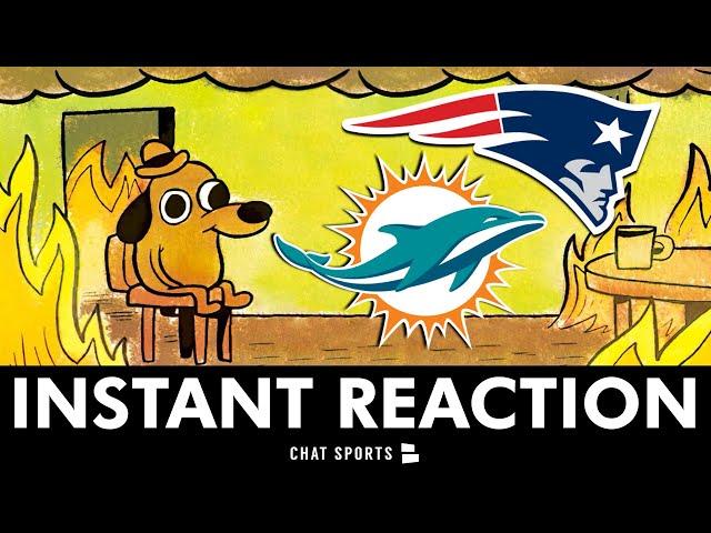 DUMPSTER FIRE | Patriots Get Steam Rolled vs. Miami Dolphins In NFL Week 12 | Instant Reaction