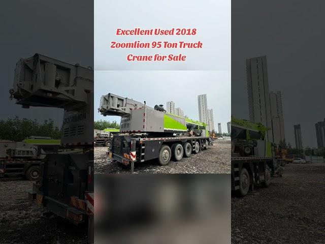 #fyp #crane #usedcrane #cranelife #heavyequipment #95toncrane #truckcrane #zoomlion #zoomlioncrane