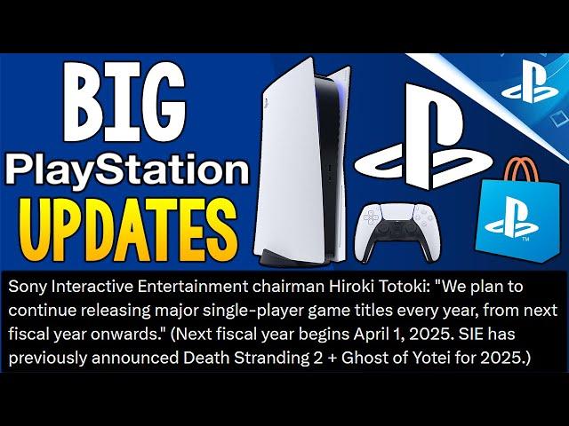 BIG PlayStation Updates! The Future of Major Single Player Games on PS5, Astro Bot Sales + More News